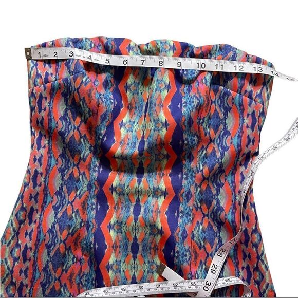 Charlie Jade Strapless Pink/Blue Bodycon Dress Size S/P NWT - Picture 8 of 15